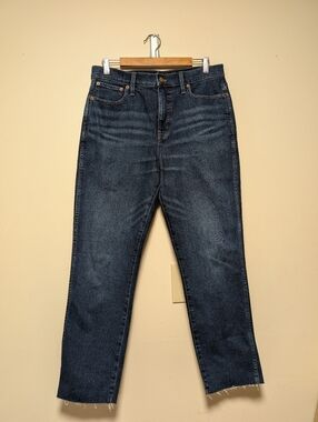 J.Crew Classic Vintage Jeans Raw Hem Cropped Size 30